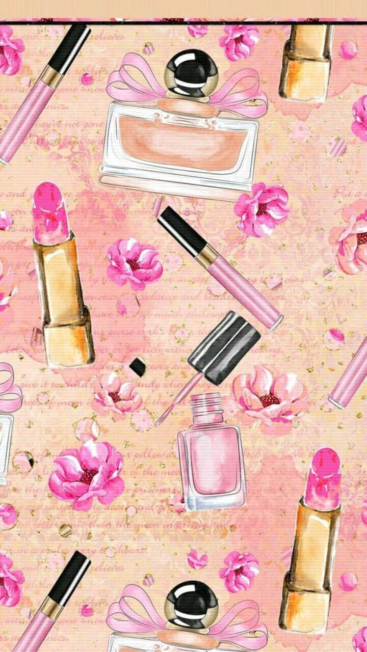 Embrace Your Playful Side With Cute Makeup Wallpaper