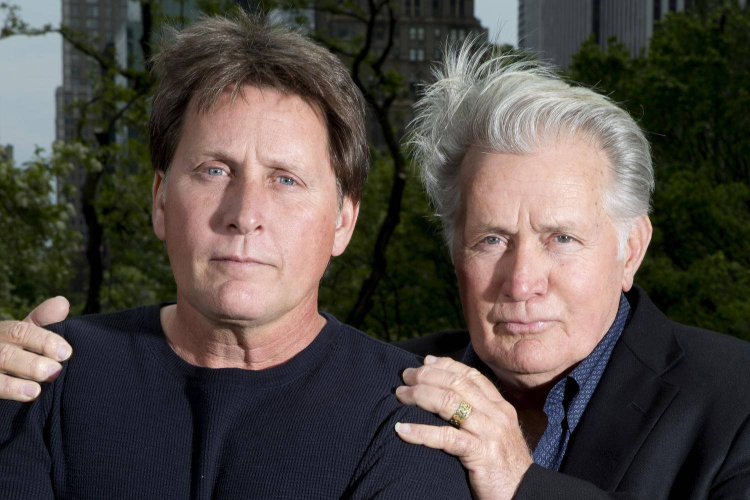 Emilio Estevez And Martin Sheen At The London Times Event Wallpaper