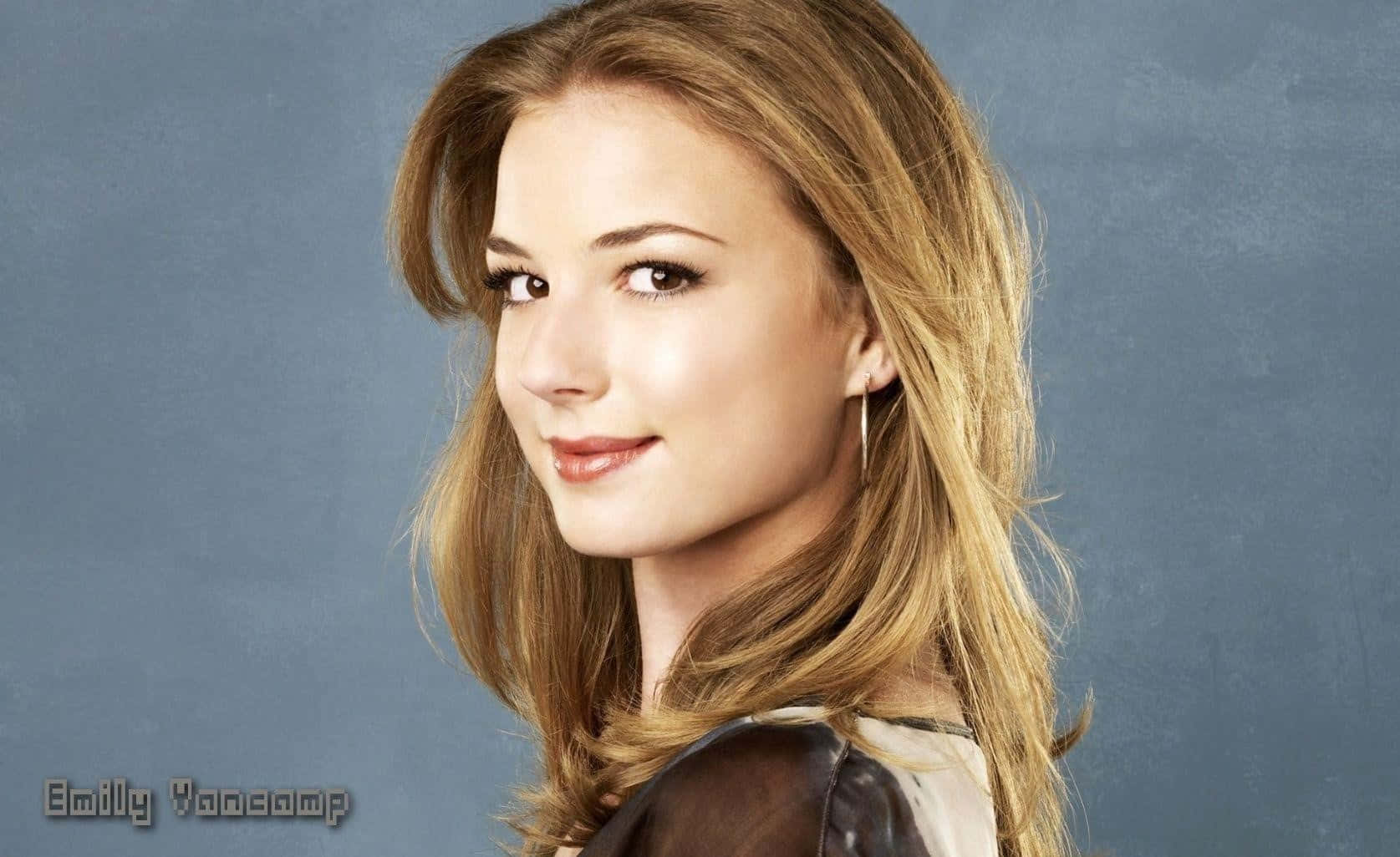 Emily Vancamp Smiling Portrait Wallpaper