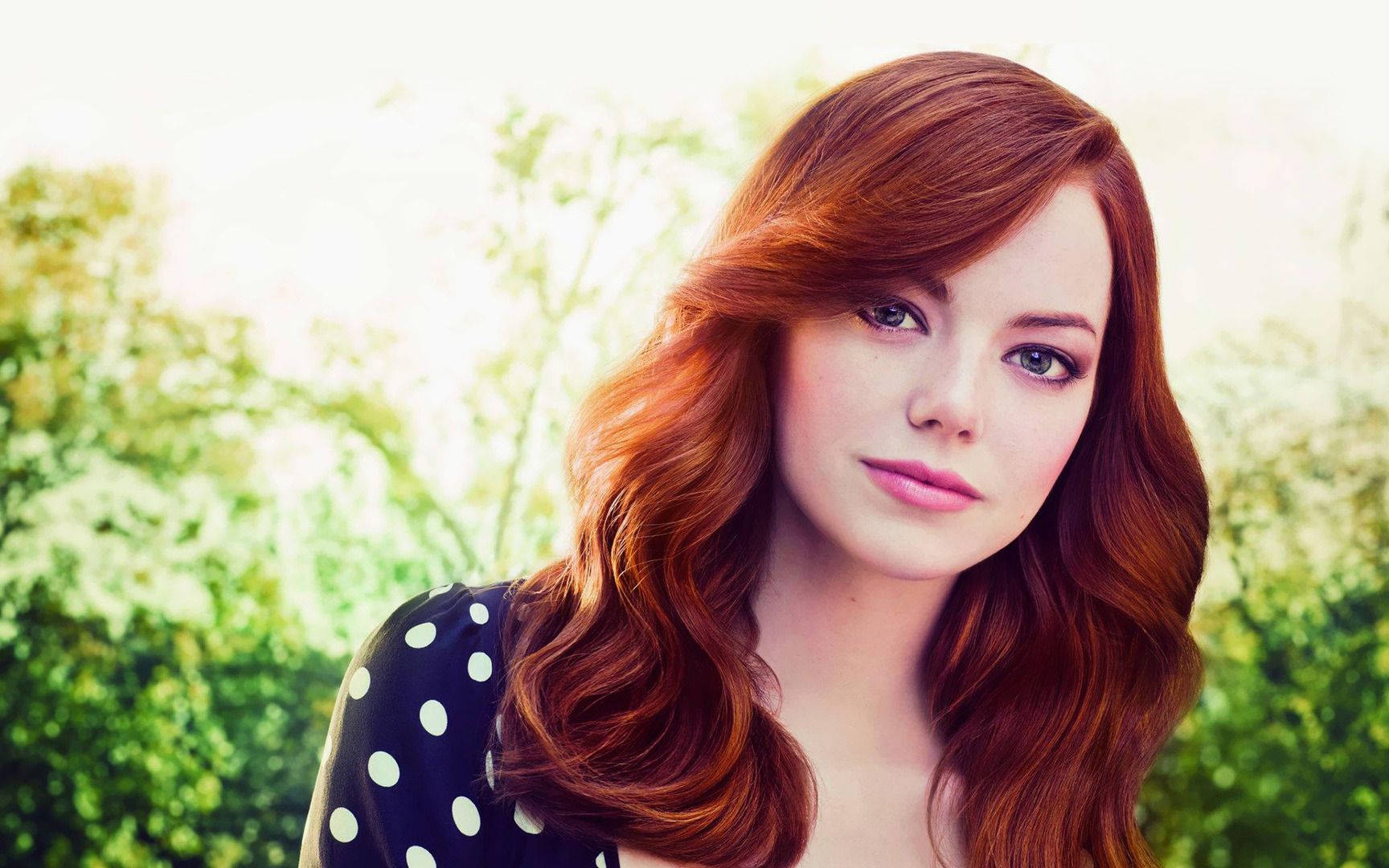 Emma Stone Red Head Wallpaper