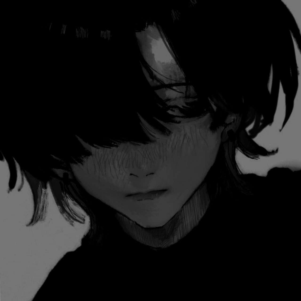 Emo Boy Dark Aesthetic Anime Pfp Wallpaper