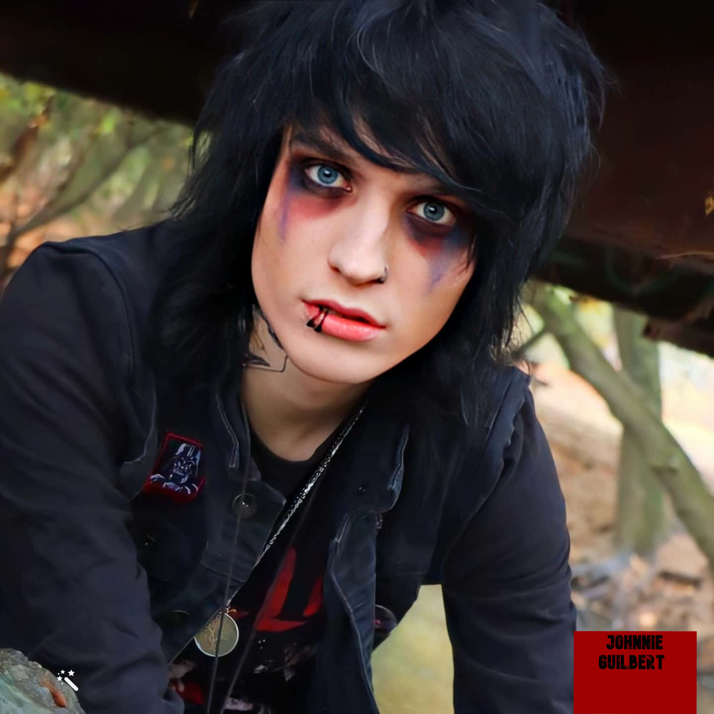 Emo Inspired Portrait Johnnie Guilbert Wallpaper