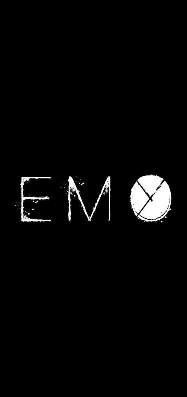 Emo Logo On A Black Background Wallpaper