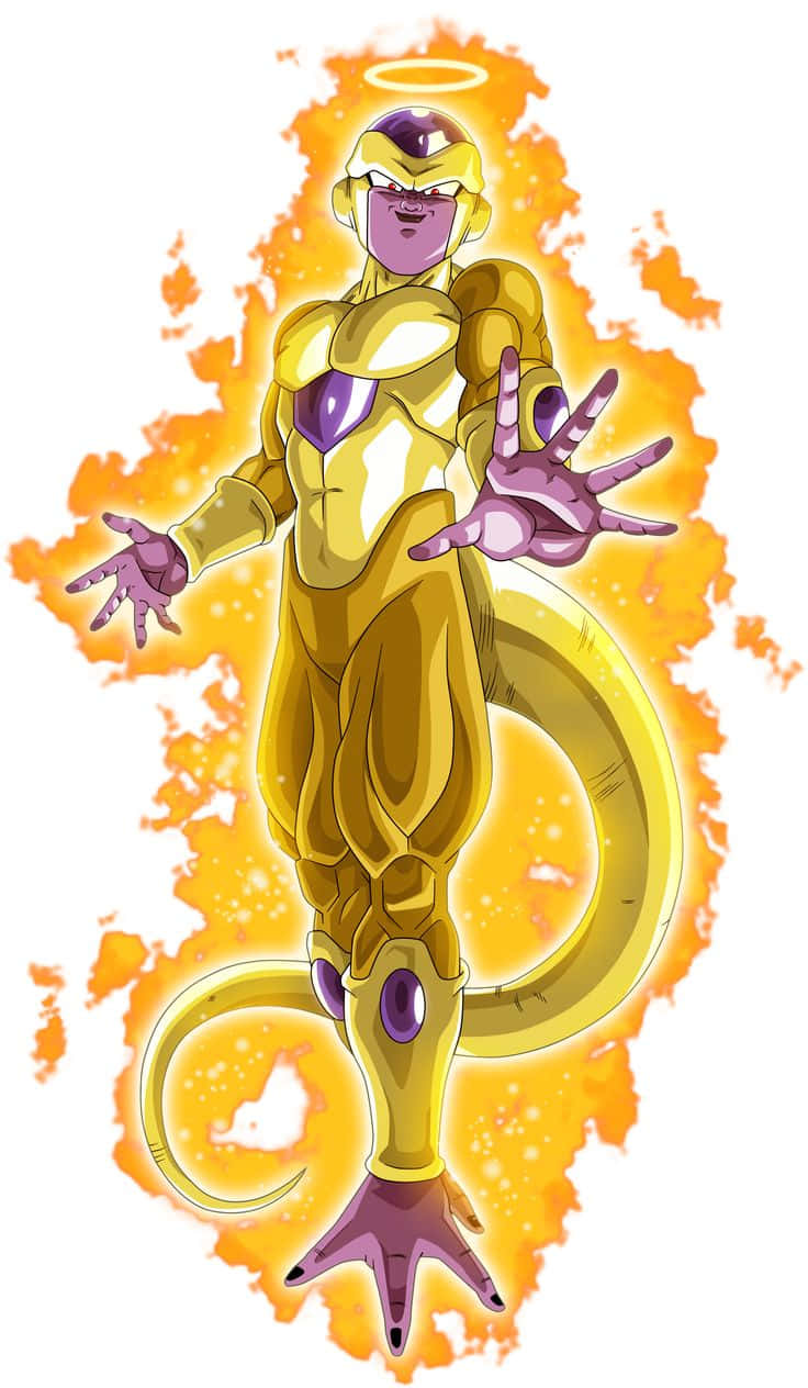 Empower Your Inner Warrior With Golden Frieza Wallpaper