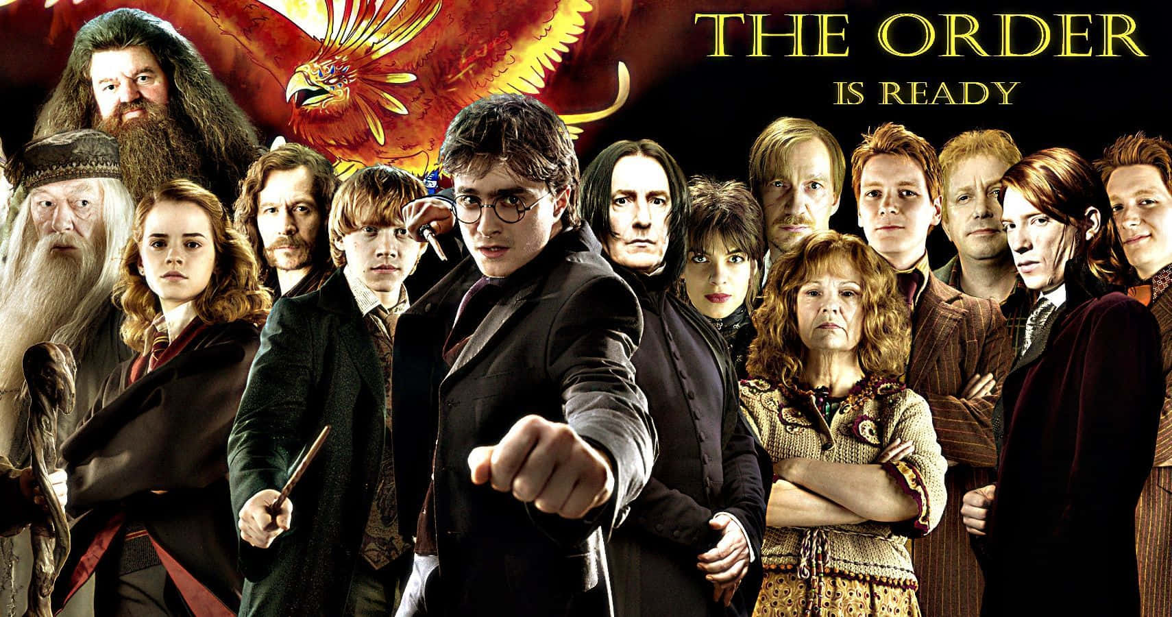 Empowering Magical Students With Knowledge - The Order Of Phoenix Wallpaper