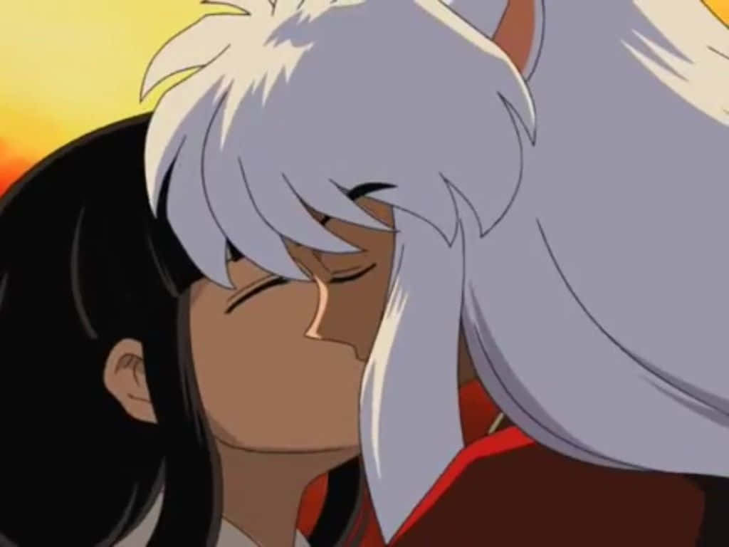 Enchanted Encounter - Inuyasha And Kikyo Wallpaper