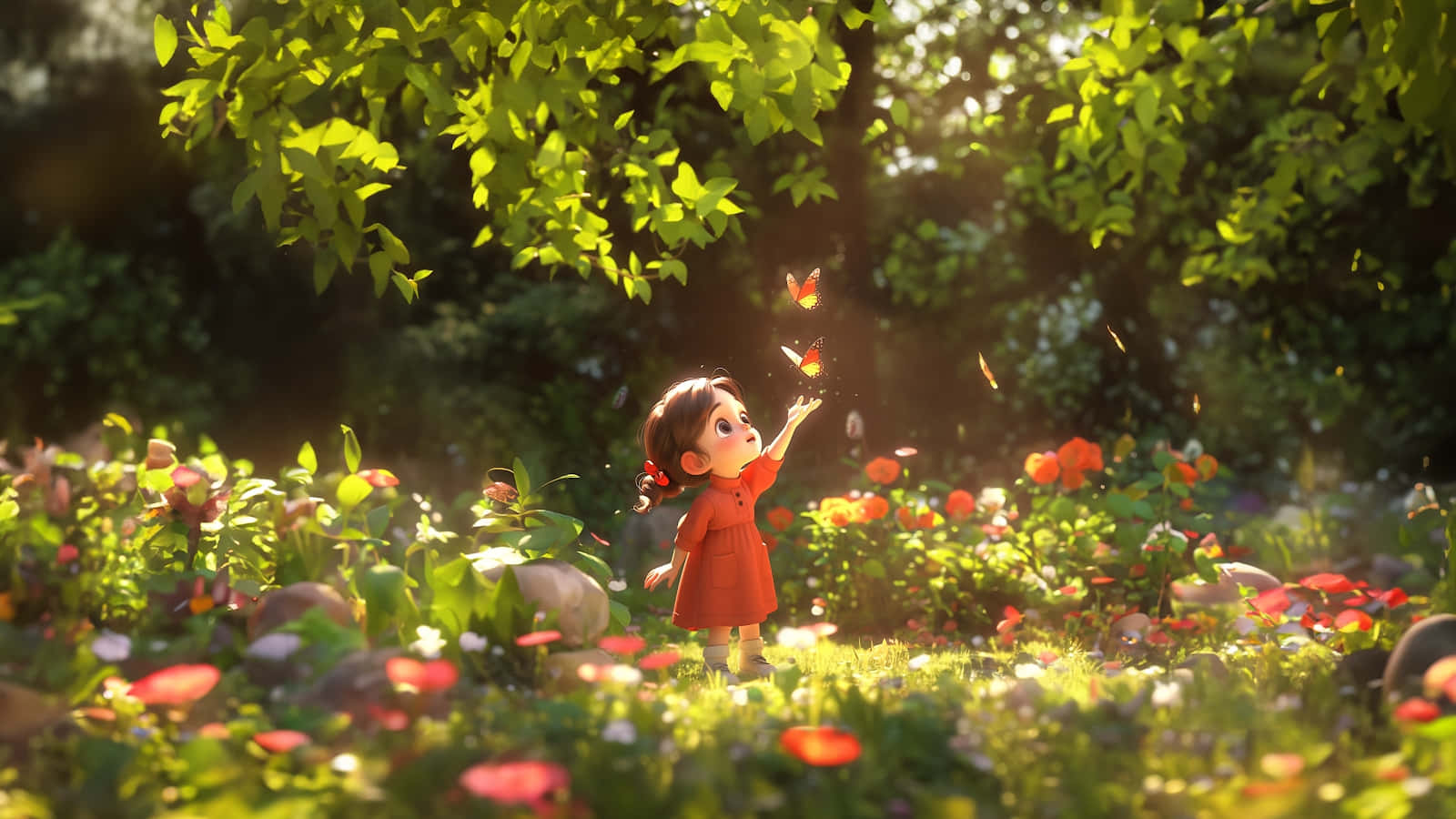 Enchanted Garden Discovery Wallpaper