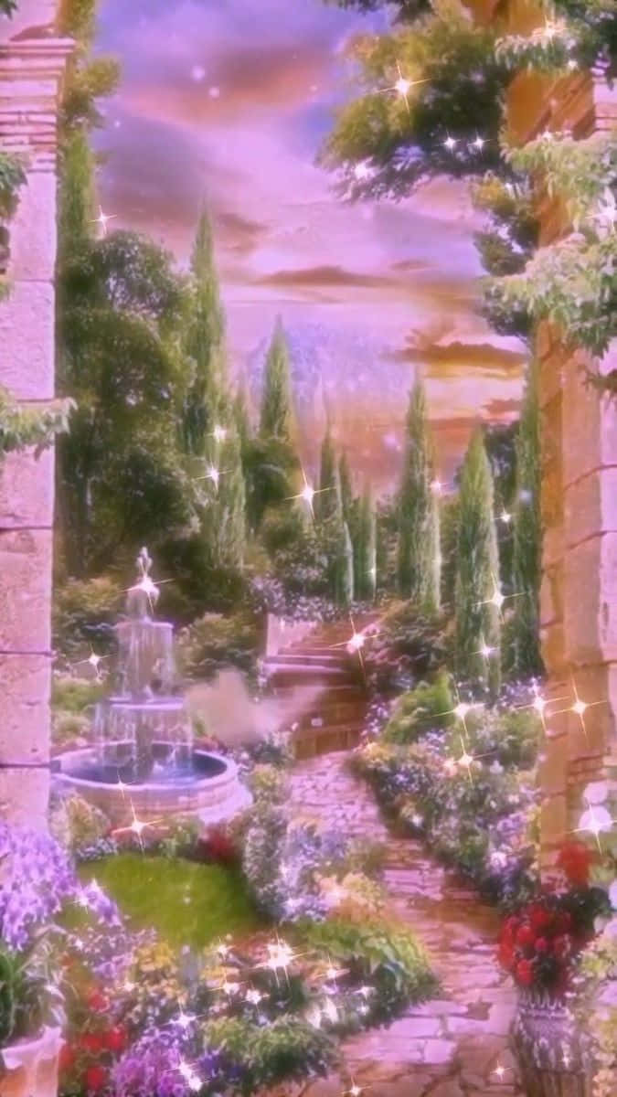 Enchanted_ Garden_ Fairycore_ Scene.jpg Wallpaper