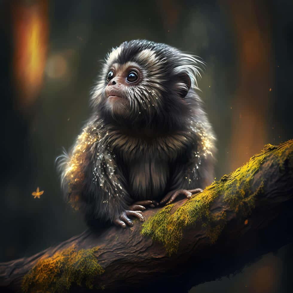 Enchanted Marmoset Fantasy Artwork Wallpaper