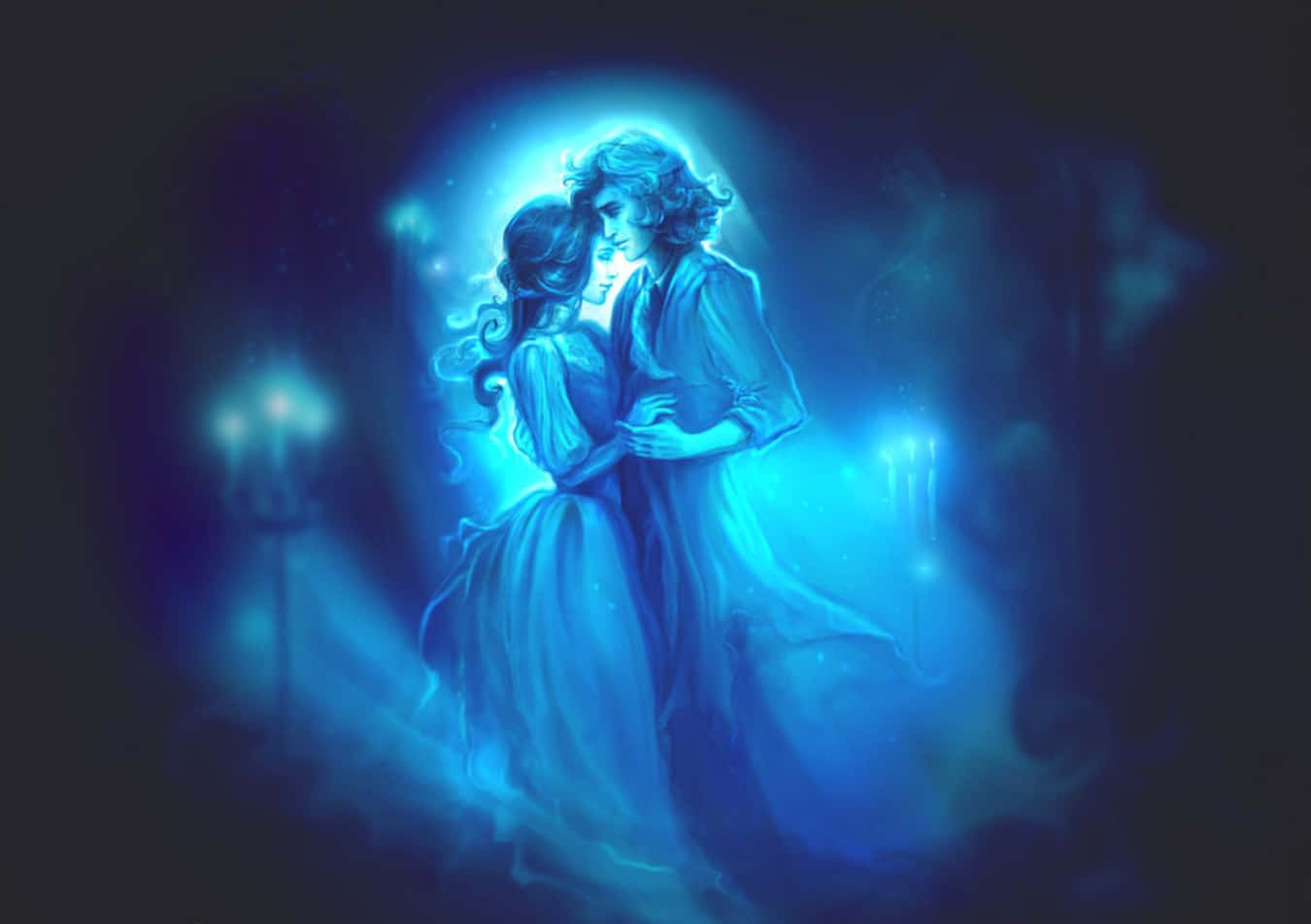 Enchanted_ Midnight_ Embrace Wallpaper