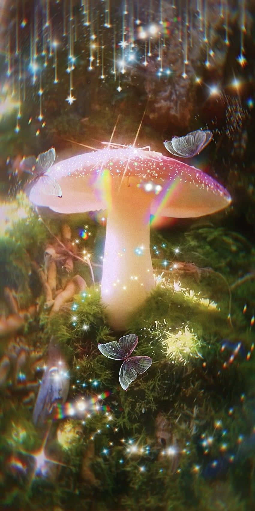 Enchanted_ Mushroom_ Glade_ Fairycore.jpg Wallpaper