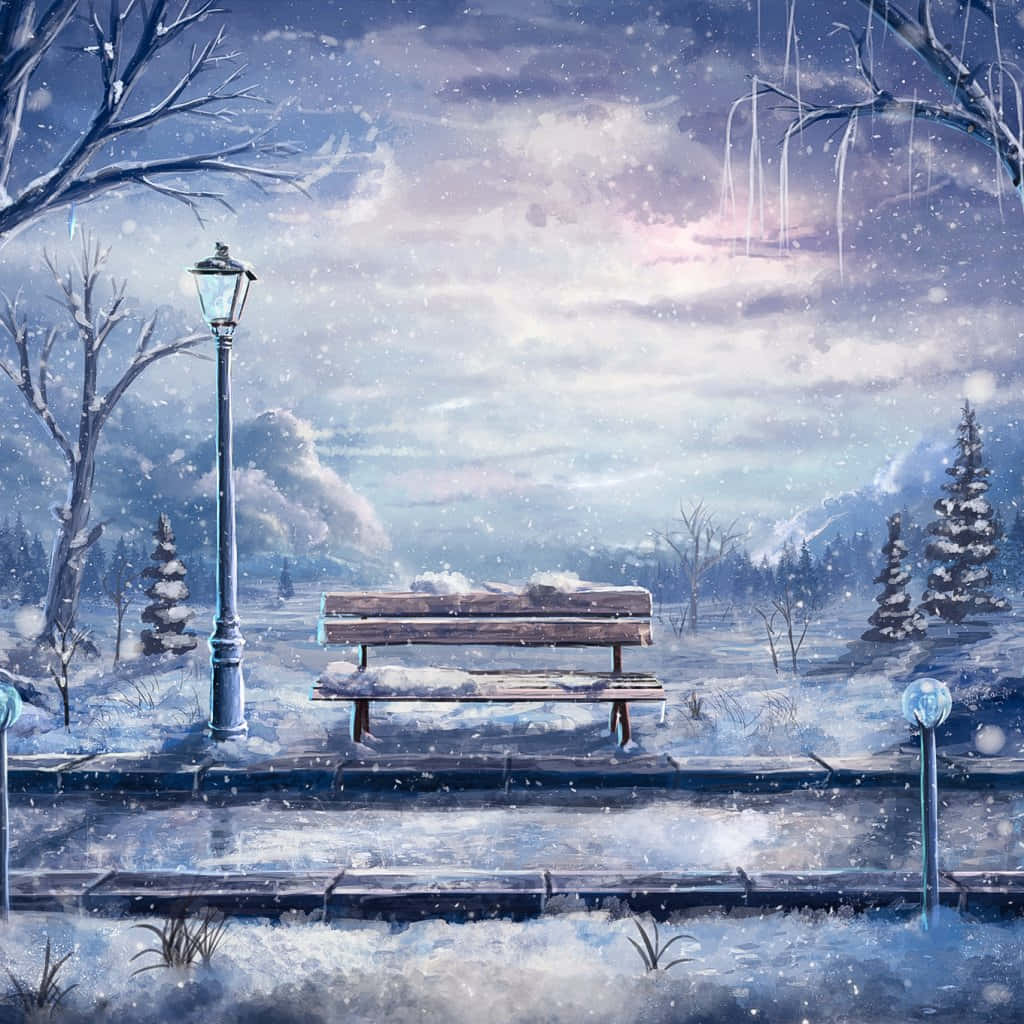 Enchanted_ Winter_ Evening Wallpaper