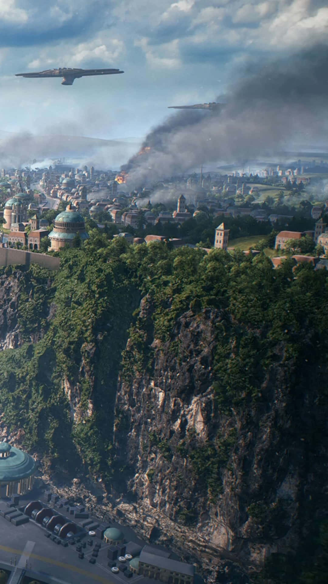 Enchanting Landscape Of Naboo In The Star Wars Universe Wallpaper