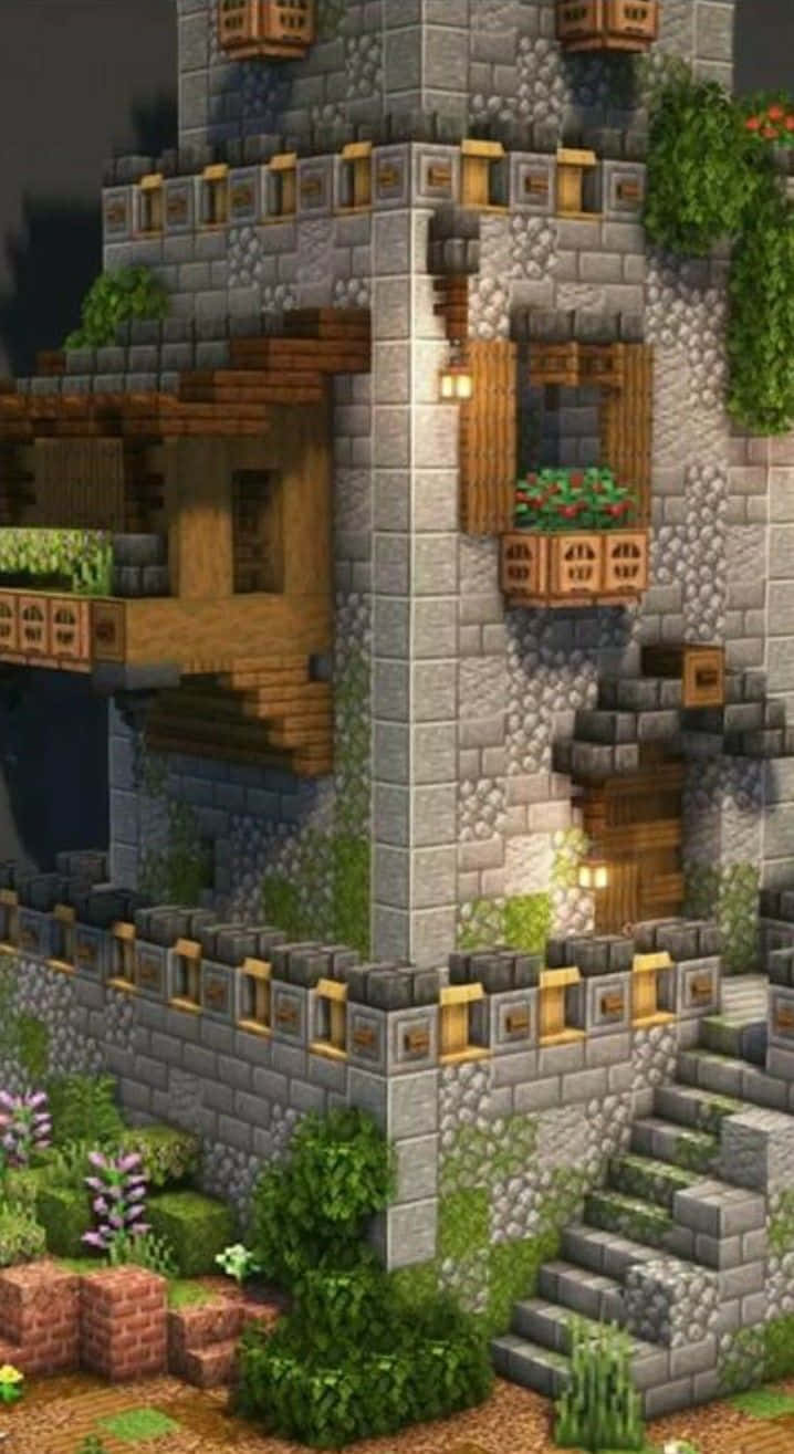 Enchanting Minecraft Architecture Wallpaper