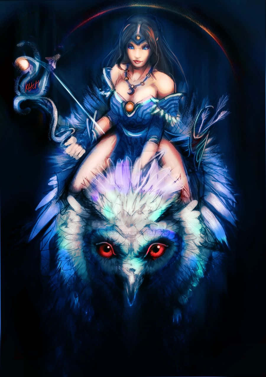 Enchanting Mirana On Her Majestic Mount Wallpaper