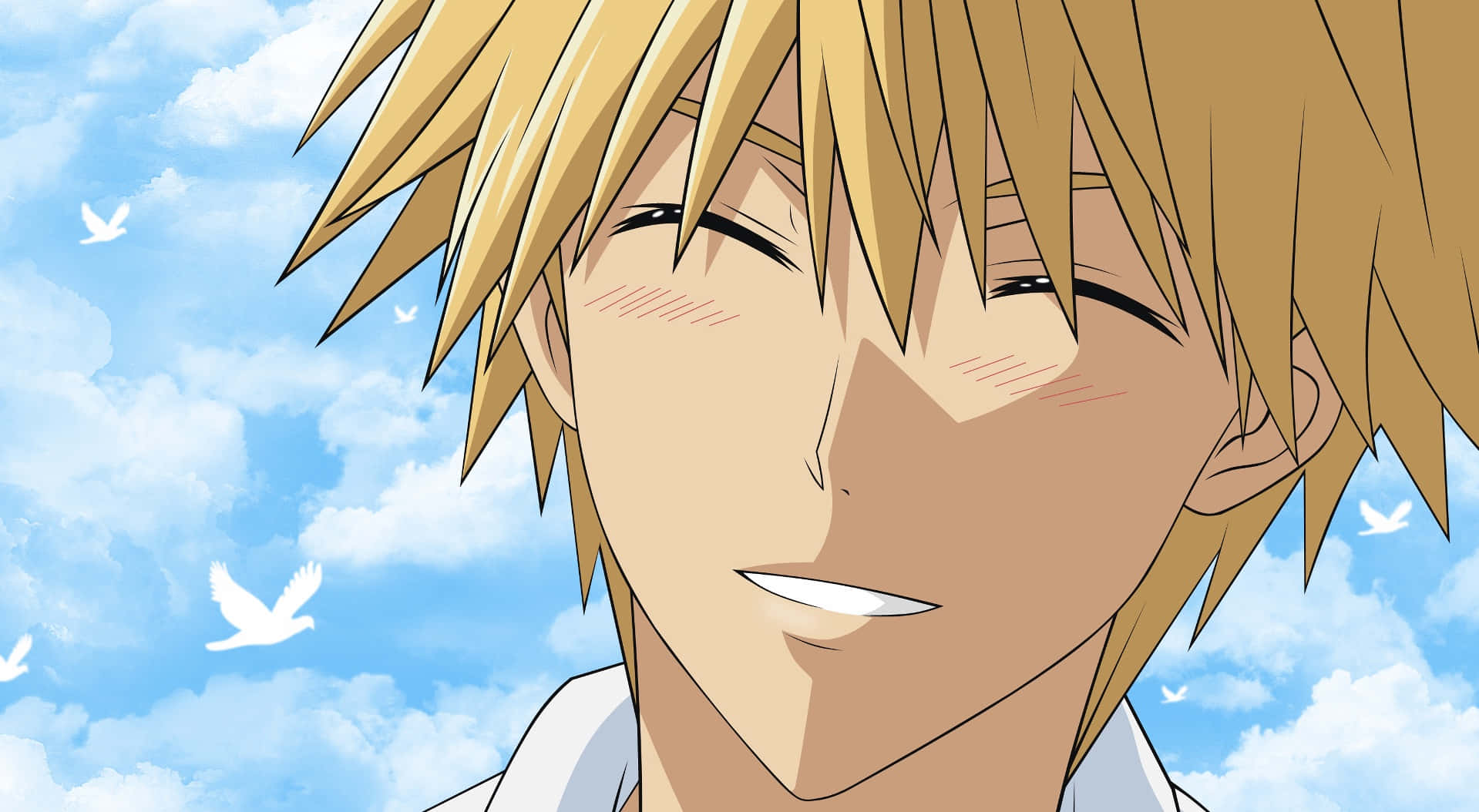 Enchanting Takumi Usui In The Sunset Glow= Wallpaper