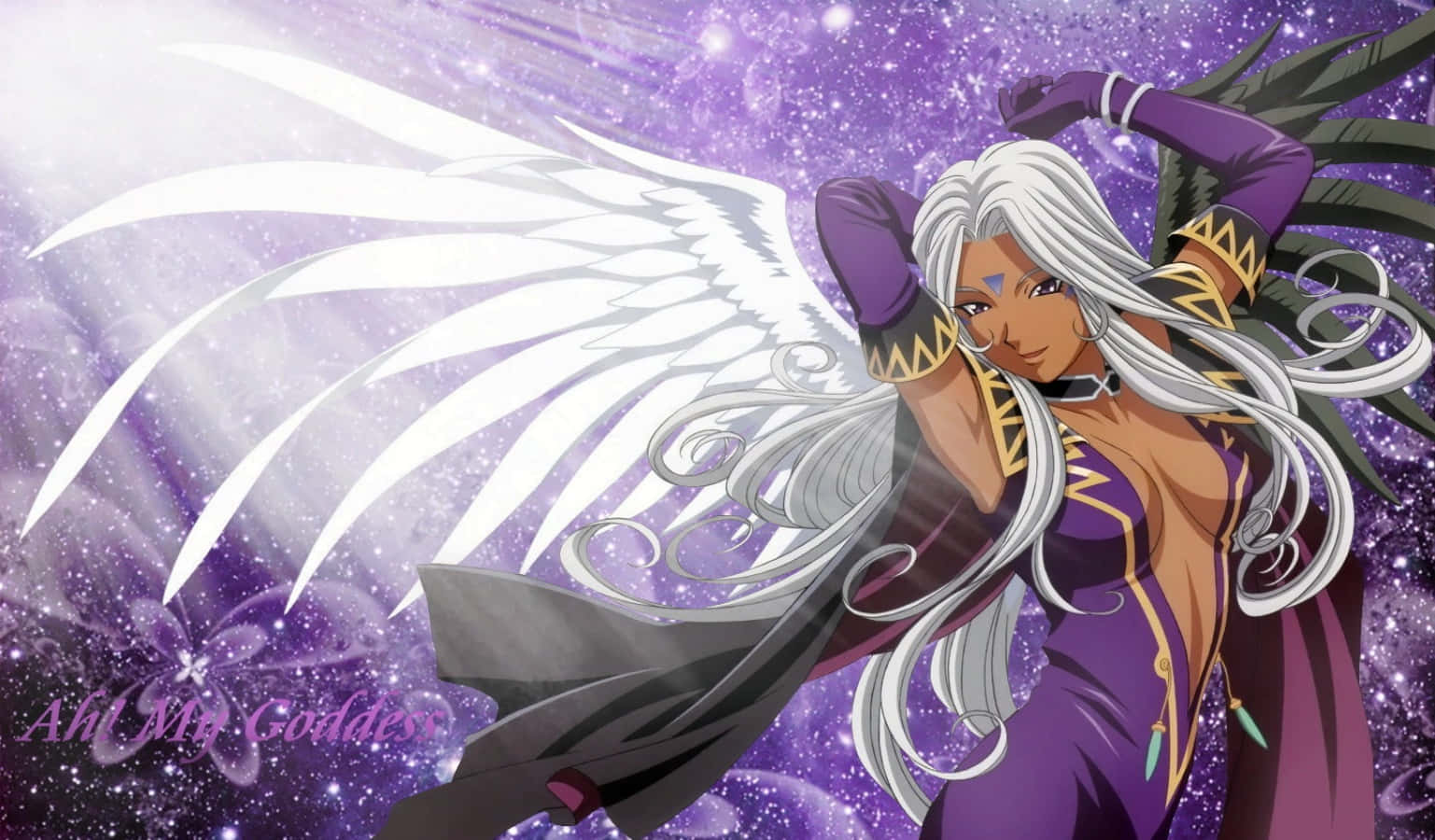 Enchanting Urd From Ah My Goddess Anime Series Wallpaper