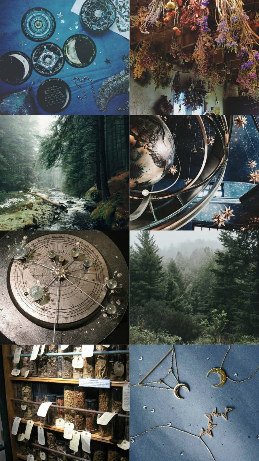 Enchanting_ Witchcraft_ Collage Wallpaper