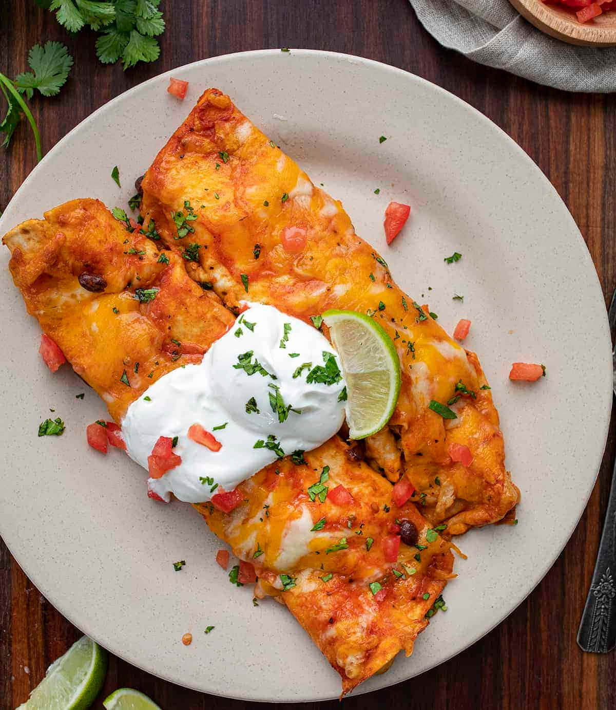 Enchiladas Mexican Food Wallpaper