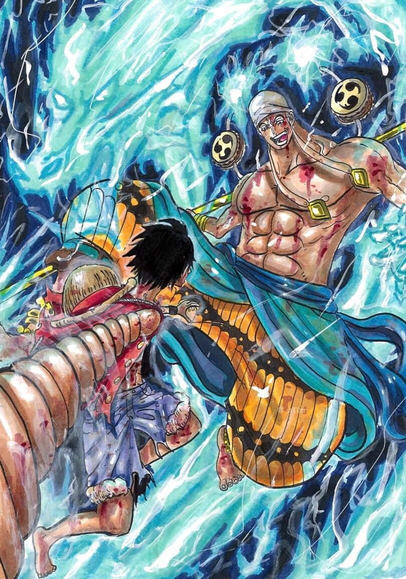 Enel, The Lightning God Of Skypiea In One Piece Wallpaper