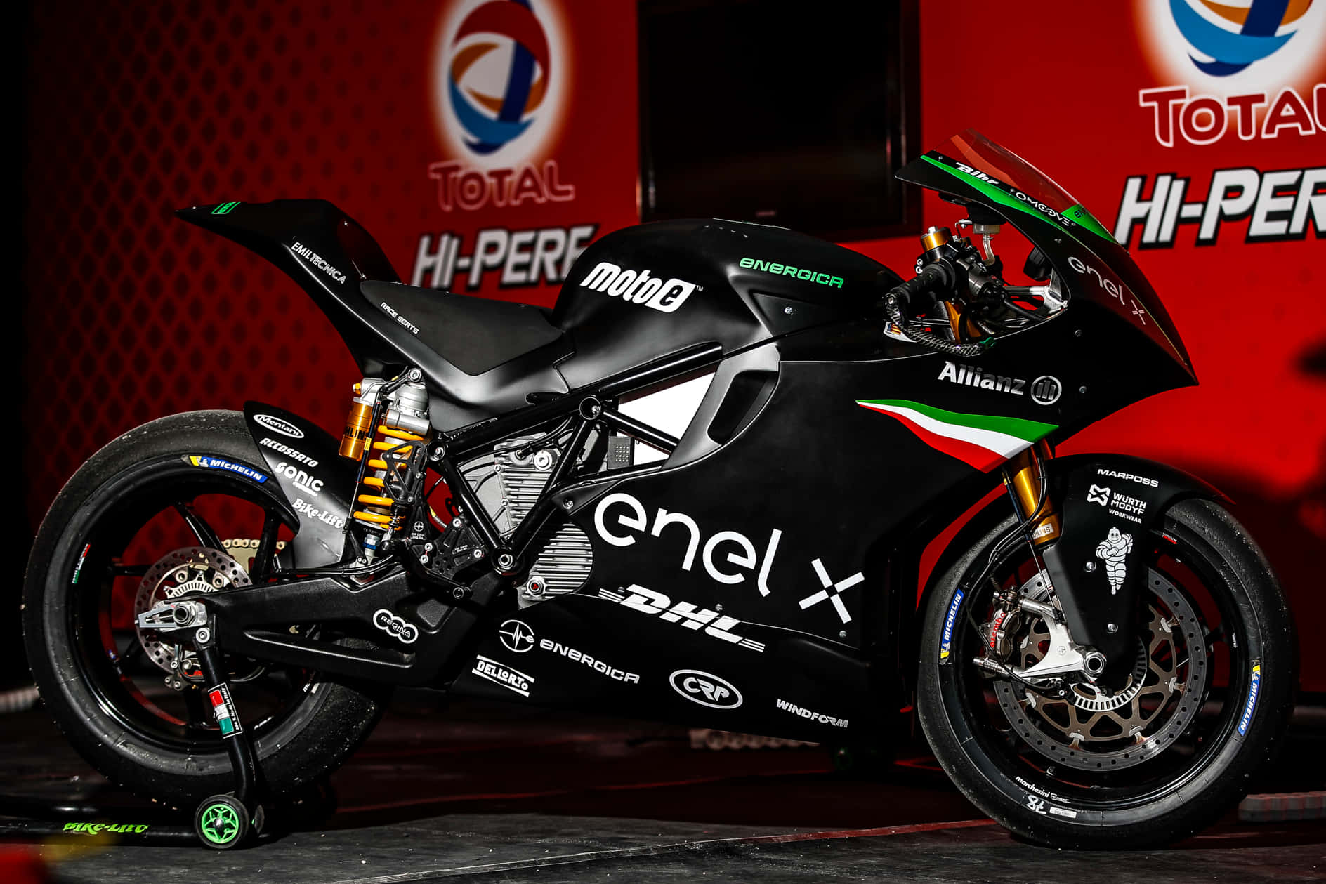 Energica Electric Motorcycle Racing Model Wallpaper