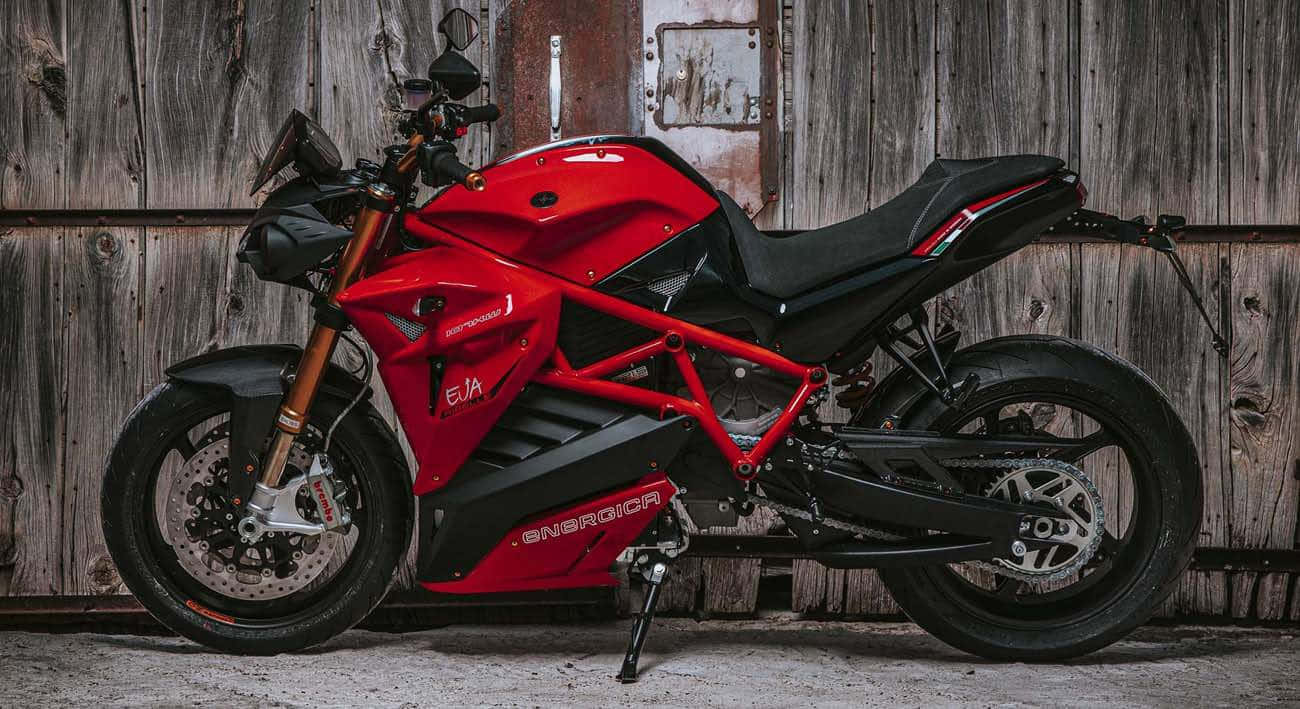 Energica Electric Motorcycle Red Wallpaper