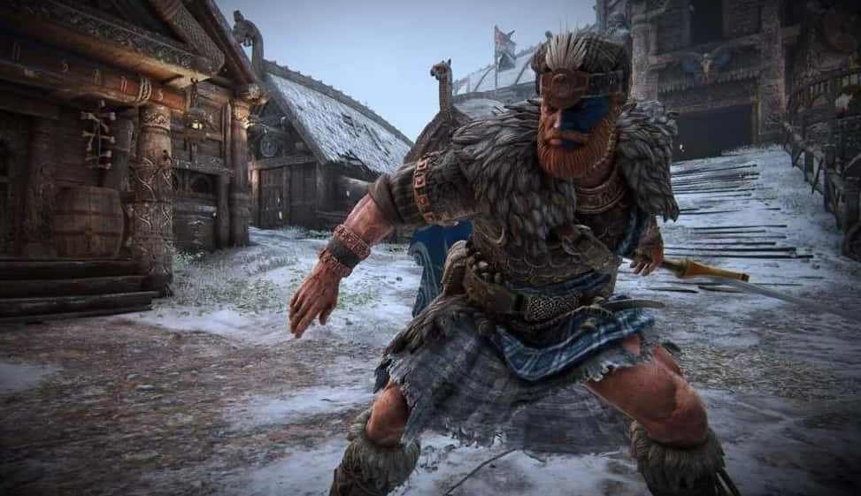 Engage In Epic Medieval Combat With Highlander For Honor Wallpaper