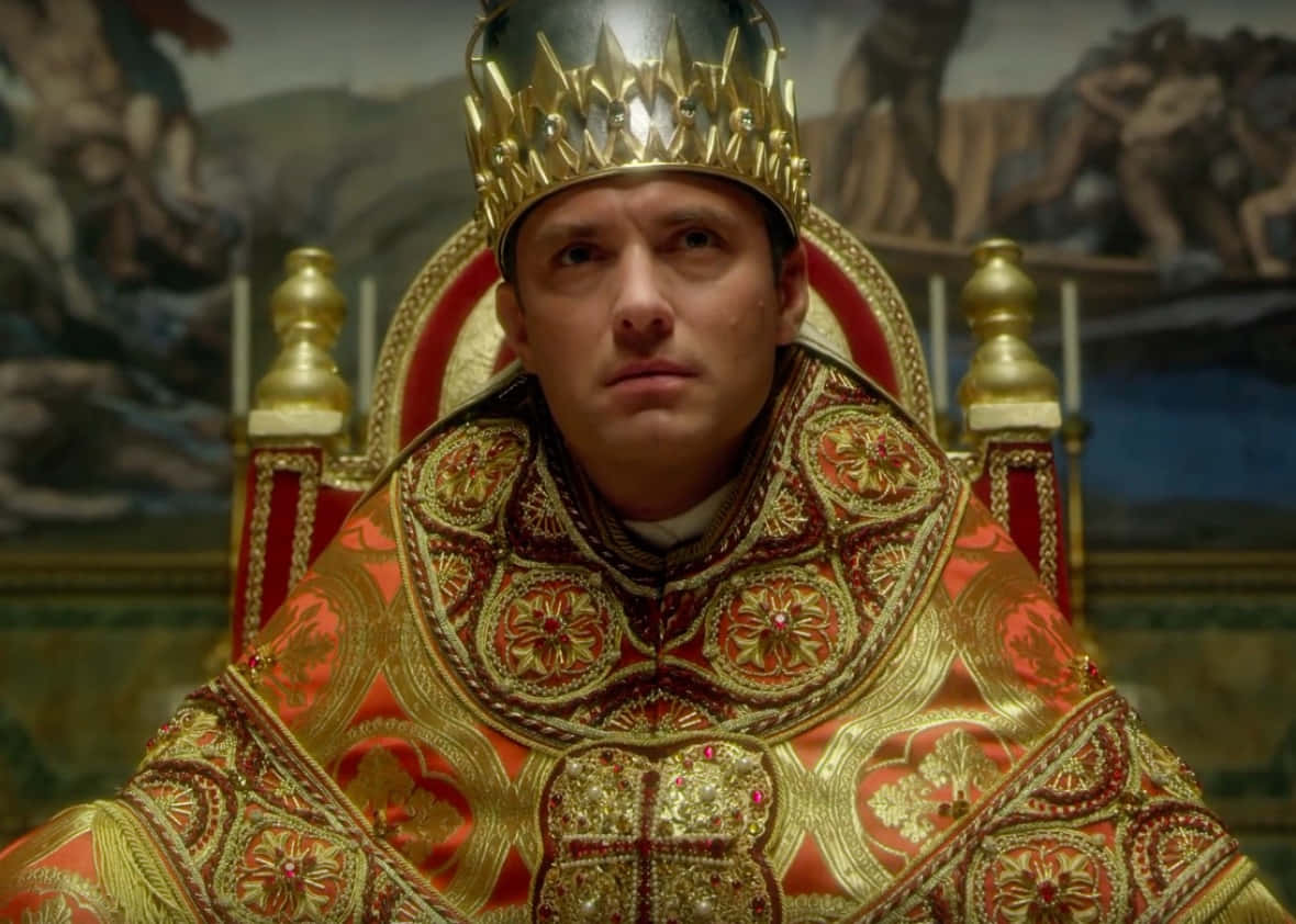 Engaging Portrait Of The Young Pope Wallpaper