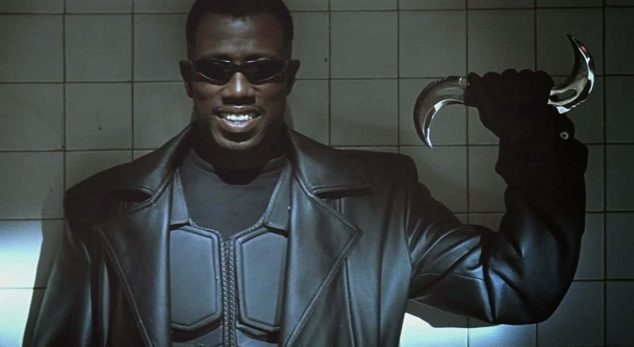 Engaging Portrait Of Wesley Snipes Wallpaper