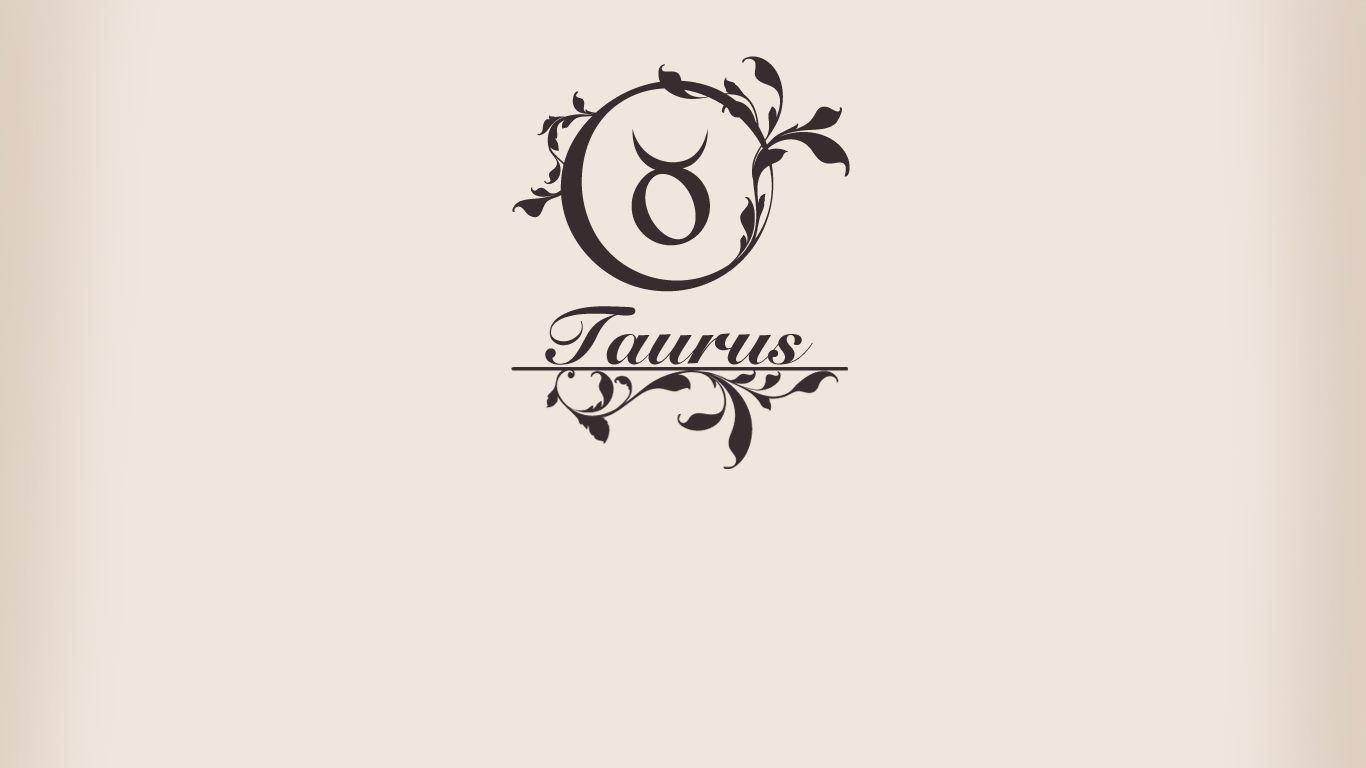 Enigmatic Taurus Zodiac Symbol Emanating Unwavering Strength Wallpaper