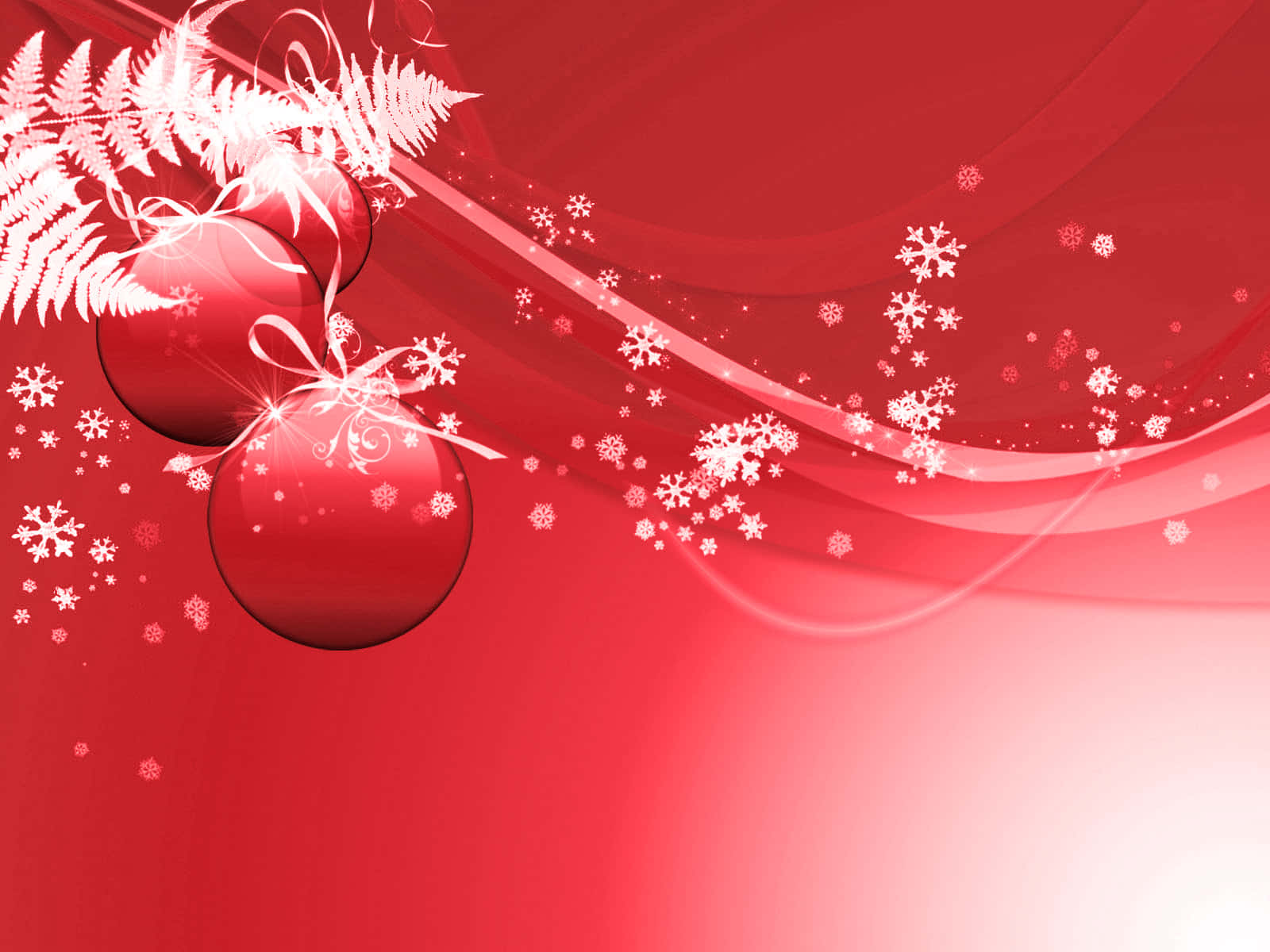 Enjoy A Festive Red Aesthetic Christmas Wallpaper