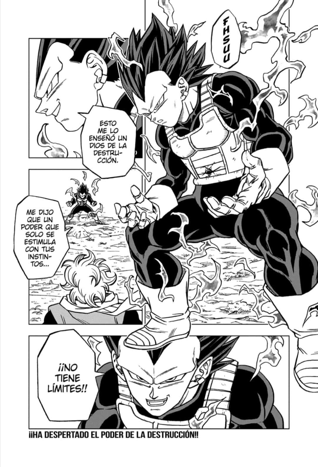 Enjoy A Heart-pumping Adventure With Dragon Ball Super Manga Wallpaper