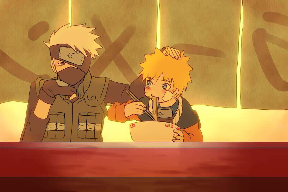 Enjoy A Hot Bowl Of Naruto Ramen, The Perfect Meal For Any Anime Fan! Wallpaper