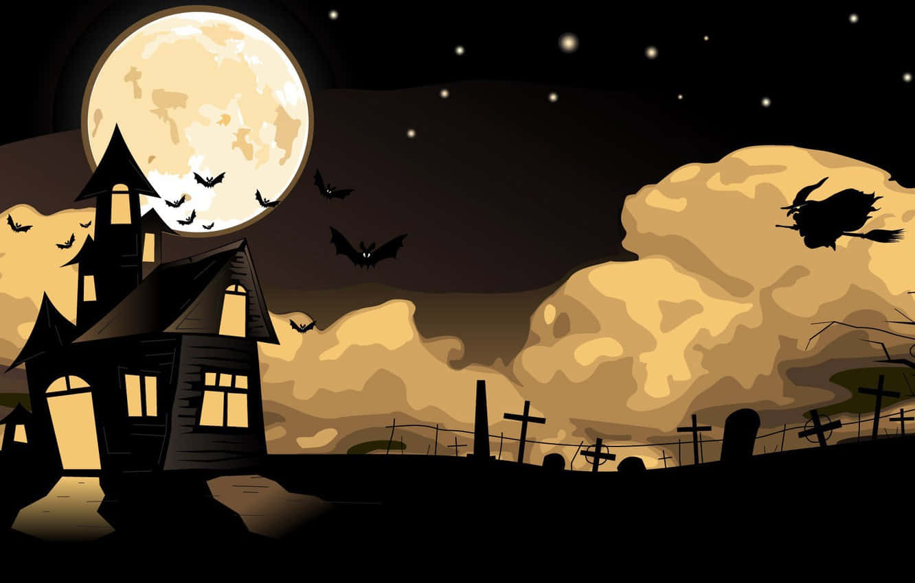 Enjoy A Peaceful Night Of Moonlighting Wallpaper