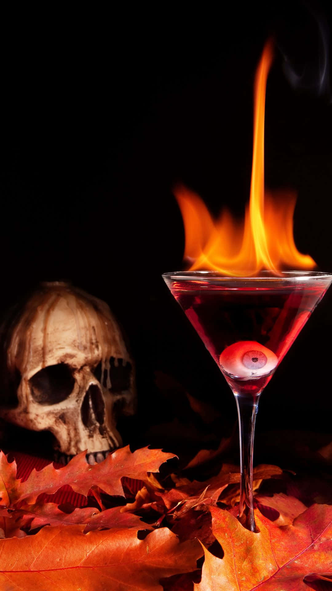 Enjoy A Spooky Tipple This Halloween Wallpaper