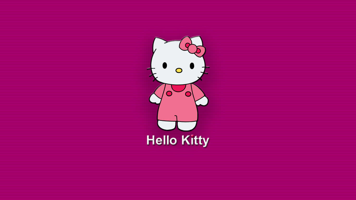 Enjoy A Sweet Hello Kitty Moment On Your Pc Wallpaper