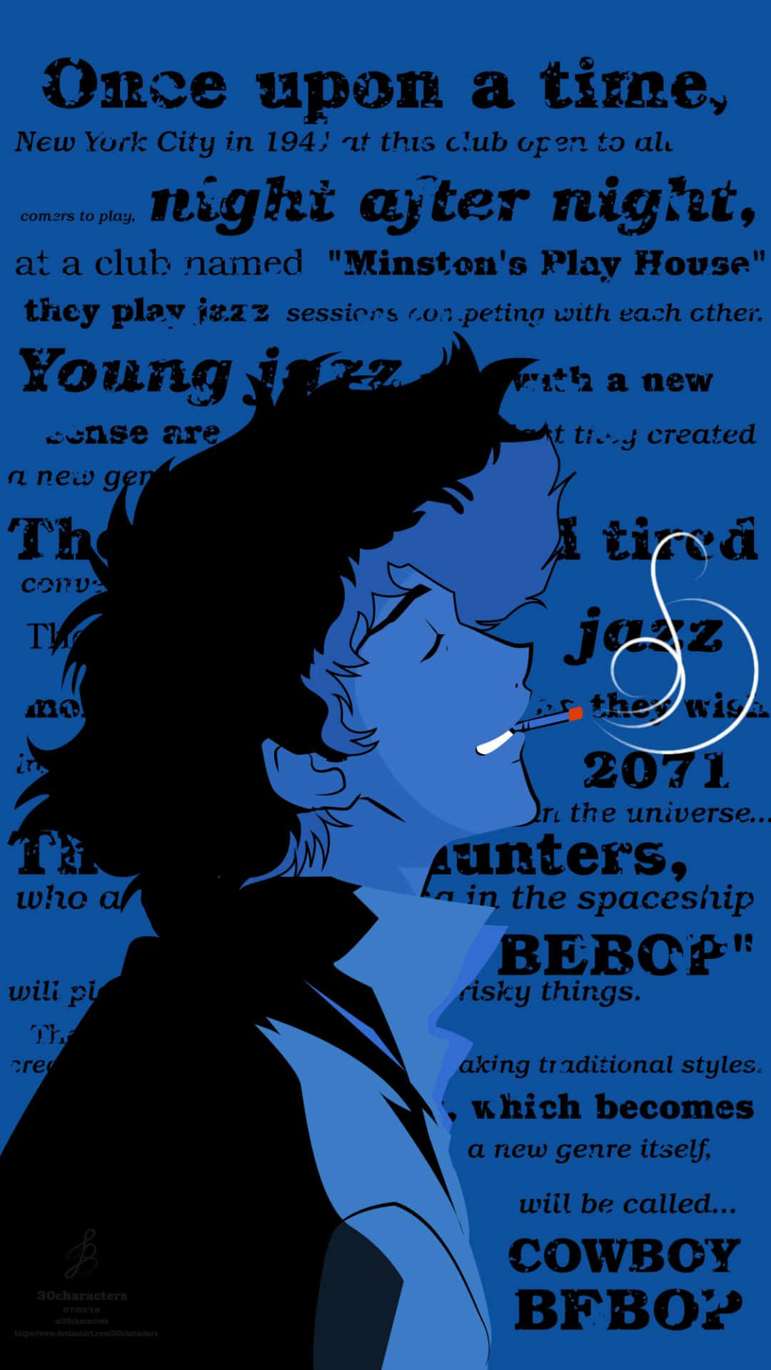 Enjoy Cowboy Bebop On Your Iphone Wallpaper