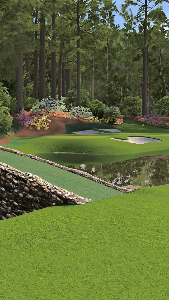 Enjoy Golfing At Augusta National With Your Iphone Wallpaper