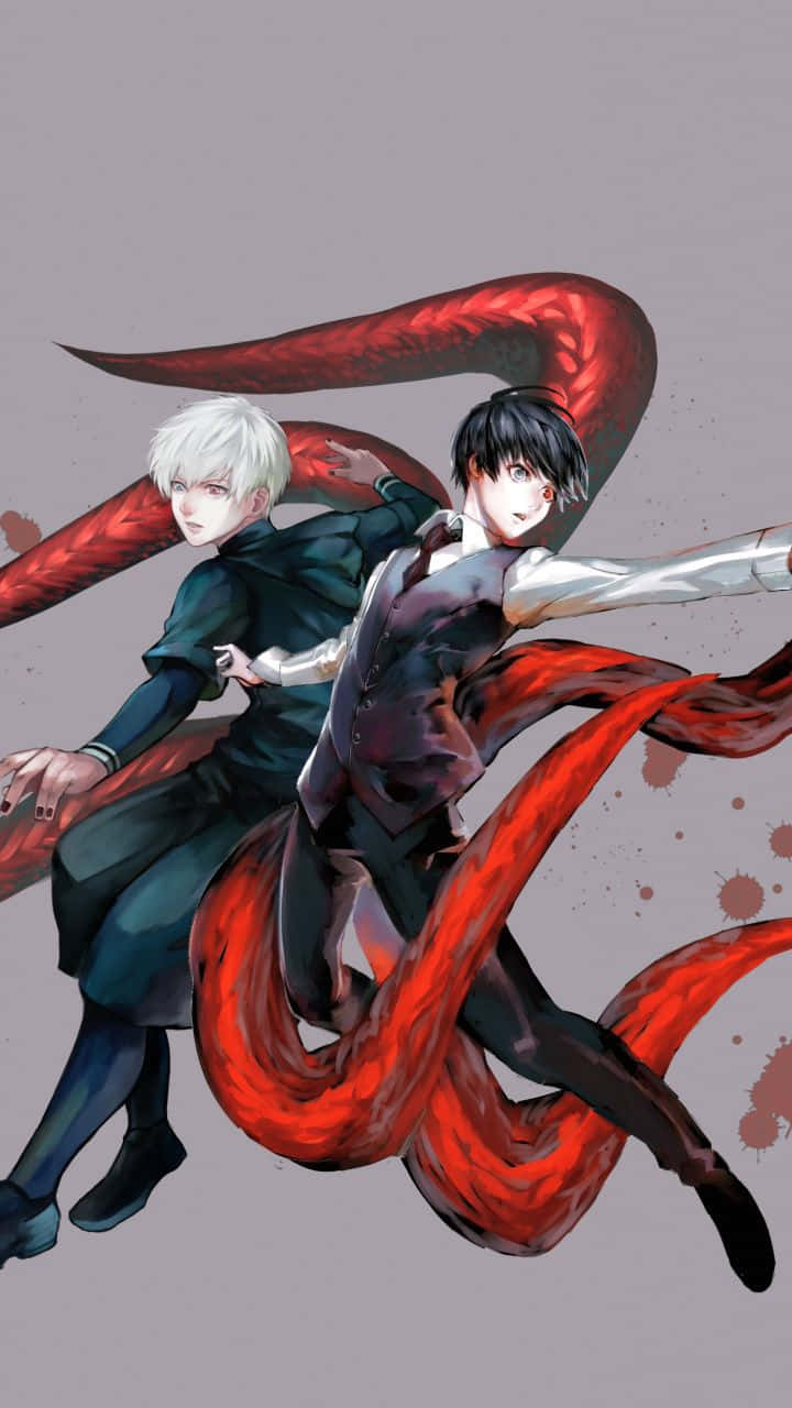 Enjoy Hours Of Gaming And Entertainment On Kaneki Phone Wallpaper