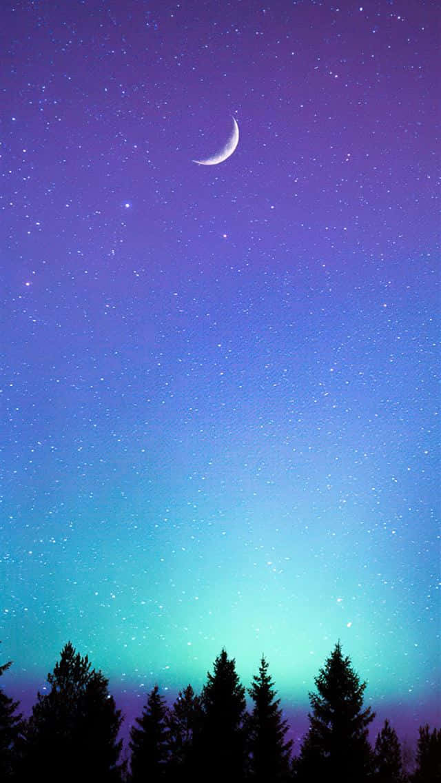 Enjoy Nature's Beauty Anywhere With The Latest Moon Iphone Wallpaper