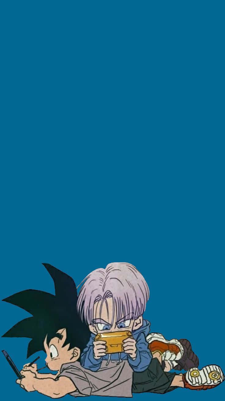 Enjoy Reliable And Secure Communication With Trunks Phone Wallpaper