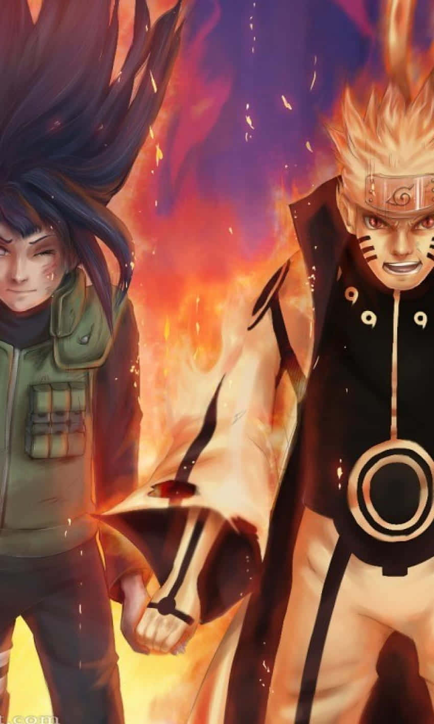 Enjoy The Adventures Of Connor And His Friends With The Naruto Shippuden Iphone! Wallpaper