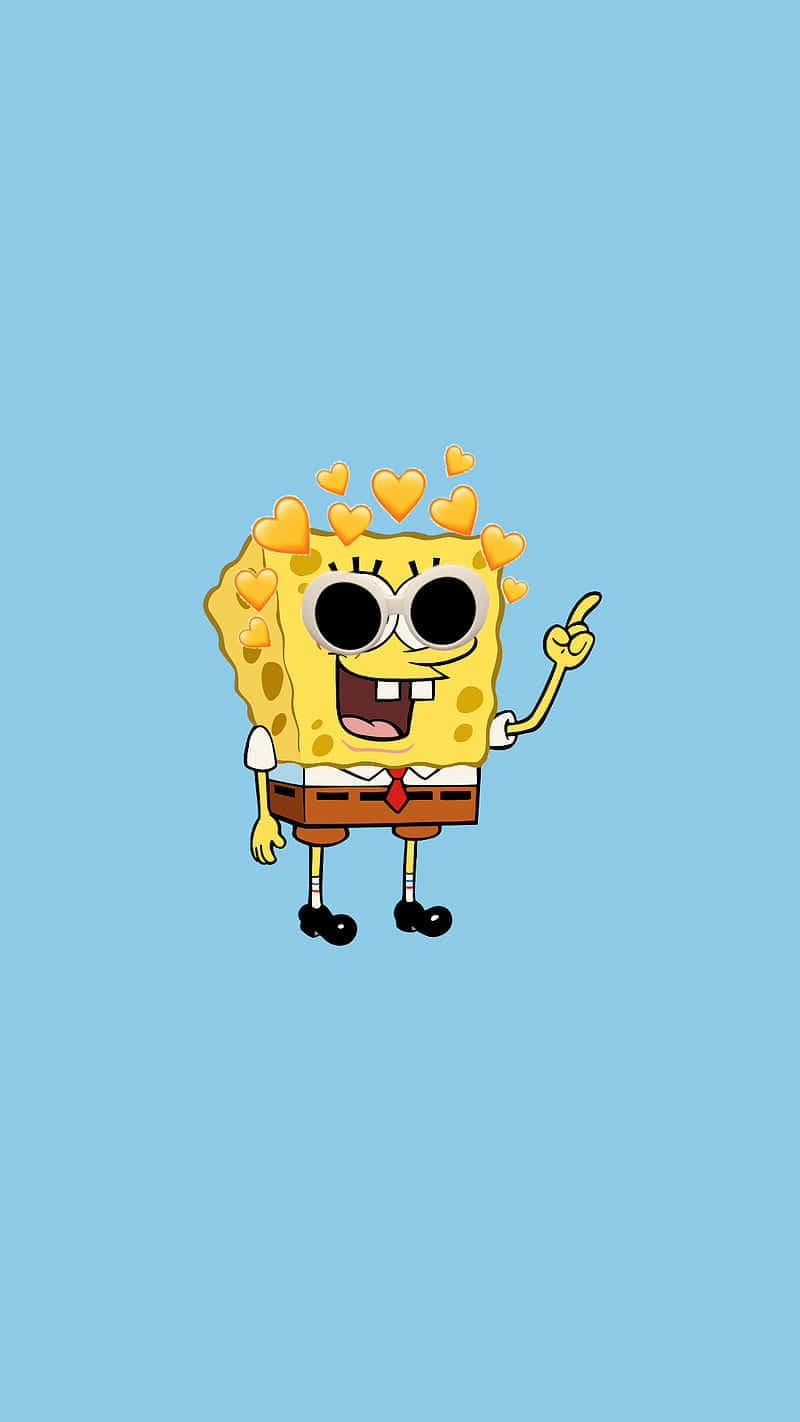 Enjoy The Aesthetics Of Spongebob On Your Desktop Wallpaper