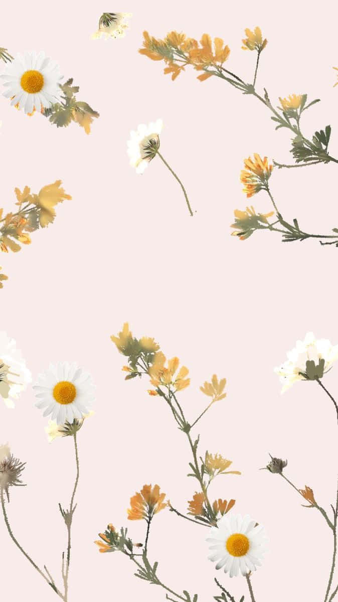 Enjoy The Beauty Of Aesthetic Floral Wallpaper