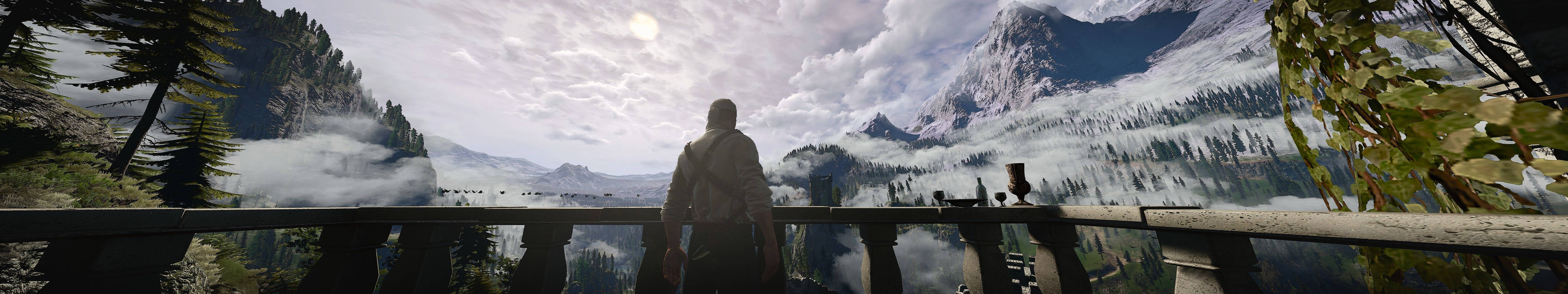 Enjoy The Breathtaking View Of The Northern Kingdoms From Gwent In The Witcher 3 Game Wallpaper