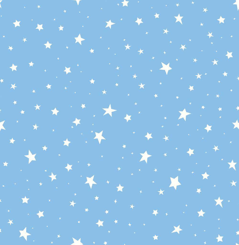 Enjoy The Glorious Sky Of Blue Stars Wallpaper