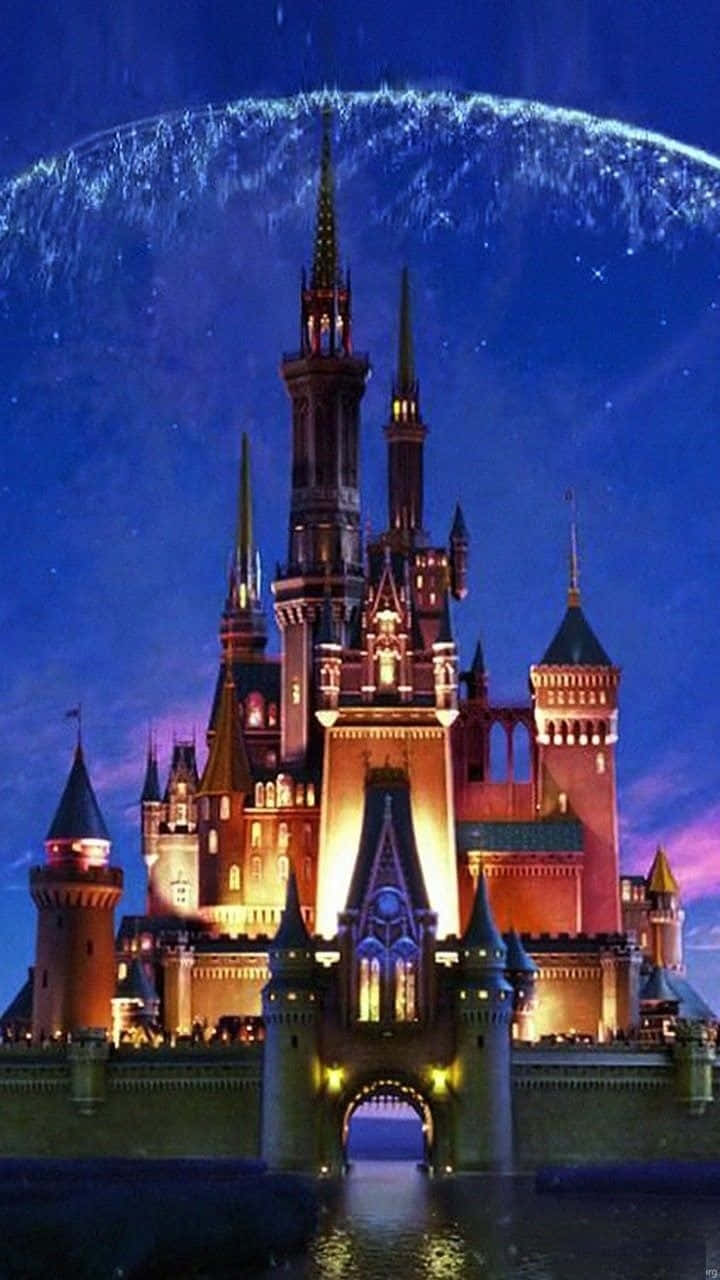 Enjoy The Magic Of Disney World On Iphone Wallpaper