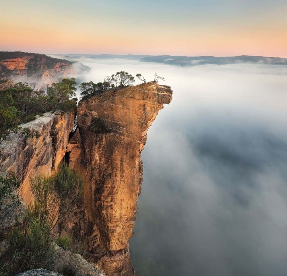 Enjoy The Magic Of The Blue Mountains National Park Wallpaper