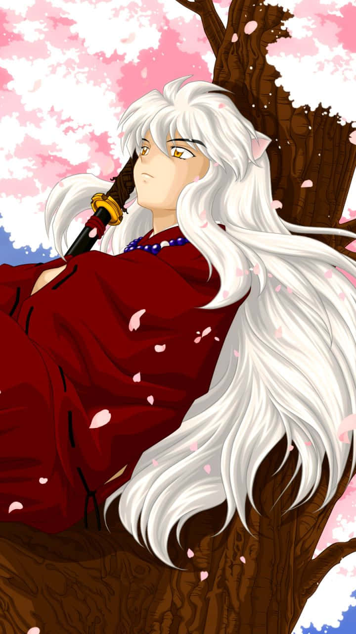 Enjoy The Magical World Of Inuyasha With This Specially Designed Inuyasha Iphone. Wallpaper