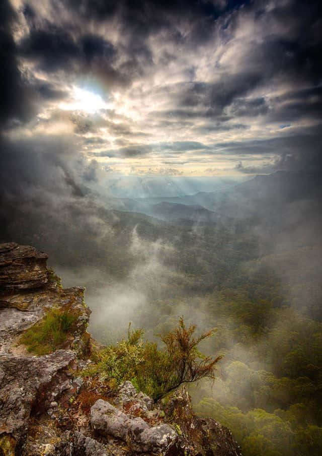 Enjoy The Magnificent Blue Mountains National Park Wallpaper